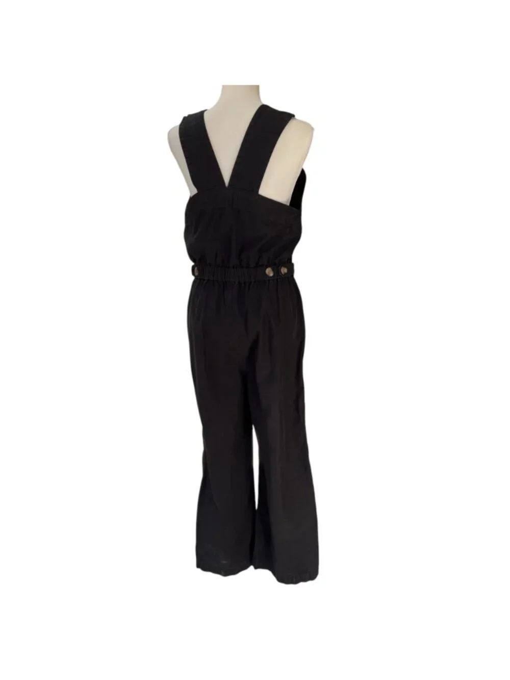 Everlane The Fatigue Apron Jumpsuit Black Size 2